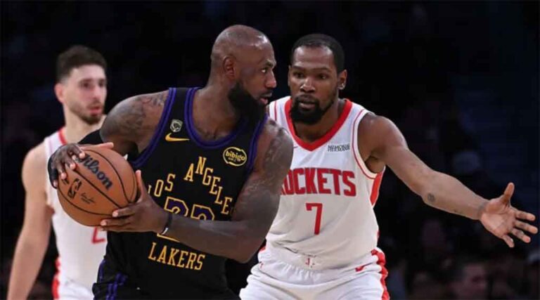 Lakers por poner en punto de mate playoff en NBA