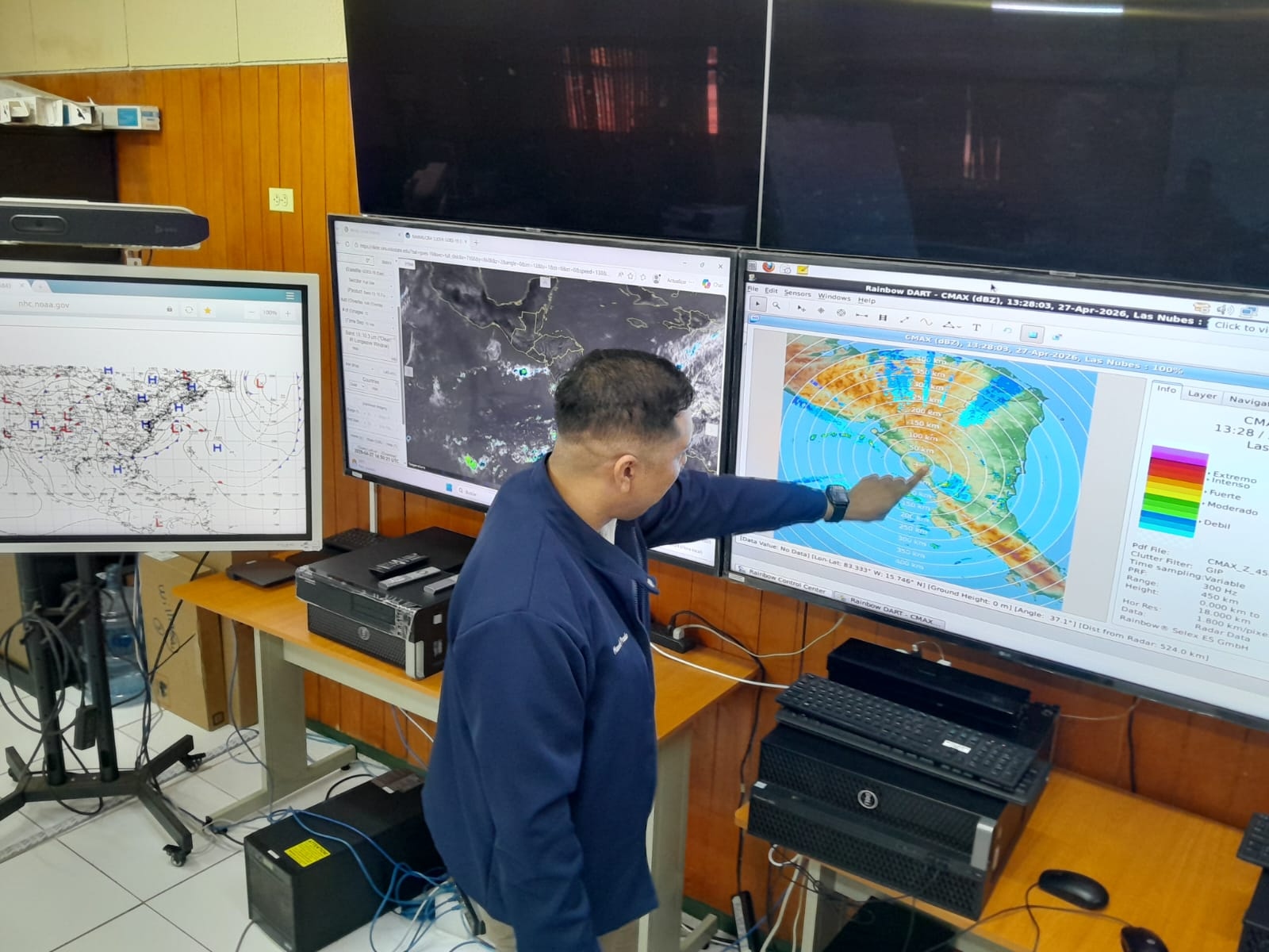 Ambiente caluroso y lluvias dispersas marcarán la última semana de abril