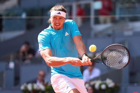 Alemán Zverev reafirma candidatura al título en Masters 1000 de Madrid