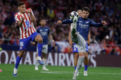 Atlético y Arsenal empatan a casi todo en el Metropolitano