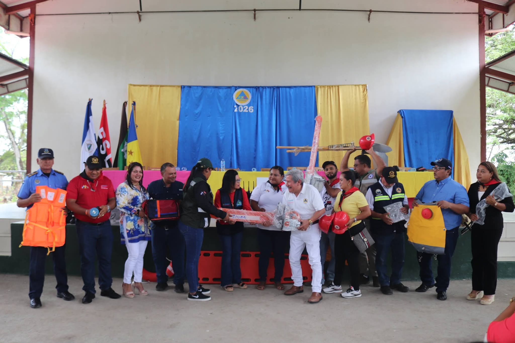 Sinapred equipa a brigadas del Caribe Norte para fortalecer la respuesta ante emergencias