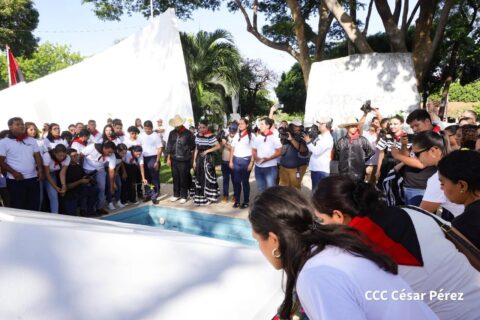 Juventud Sandinista comprometida con legado del comandante Tomás Borge Martínez