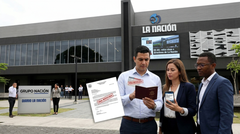 Culpan a Presidente Chaves por cancelación “inédita” de visas a Directivos de La Nación