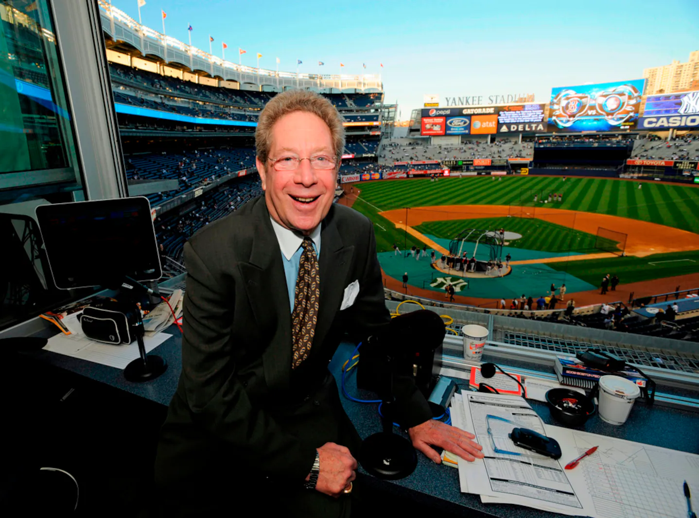 Fallece John Sterling, legendario locutor de los Yankees