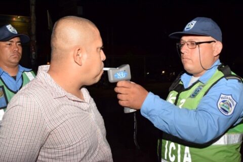 Más de 250 conductores detenidos por manejar ebrios en Nicaragua en la última semana