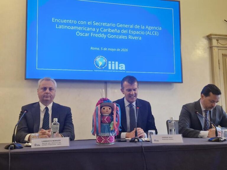 Delegación nicaragüense fortalece cooperación espacial en encuentro de la ALCE en Roma