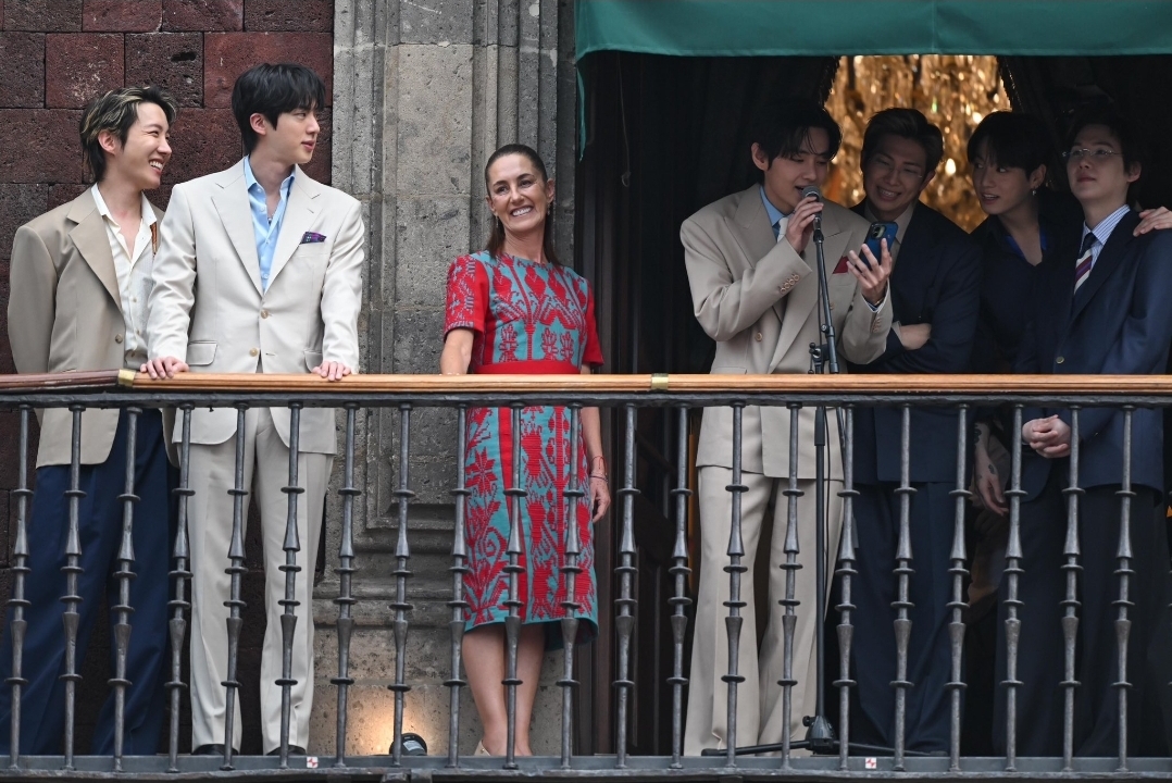 Sheinbaum comenta su reunión con la aclamada banda surcoreana BTS