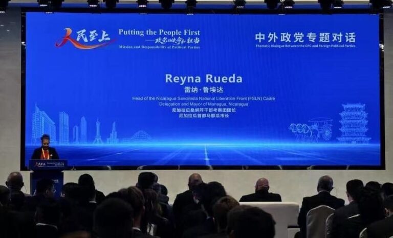 Reyna Rueda destaca en China avances en equidad de género y restitución de derechos en Nicaragua