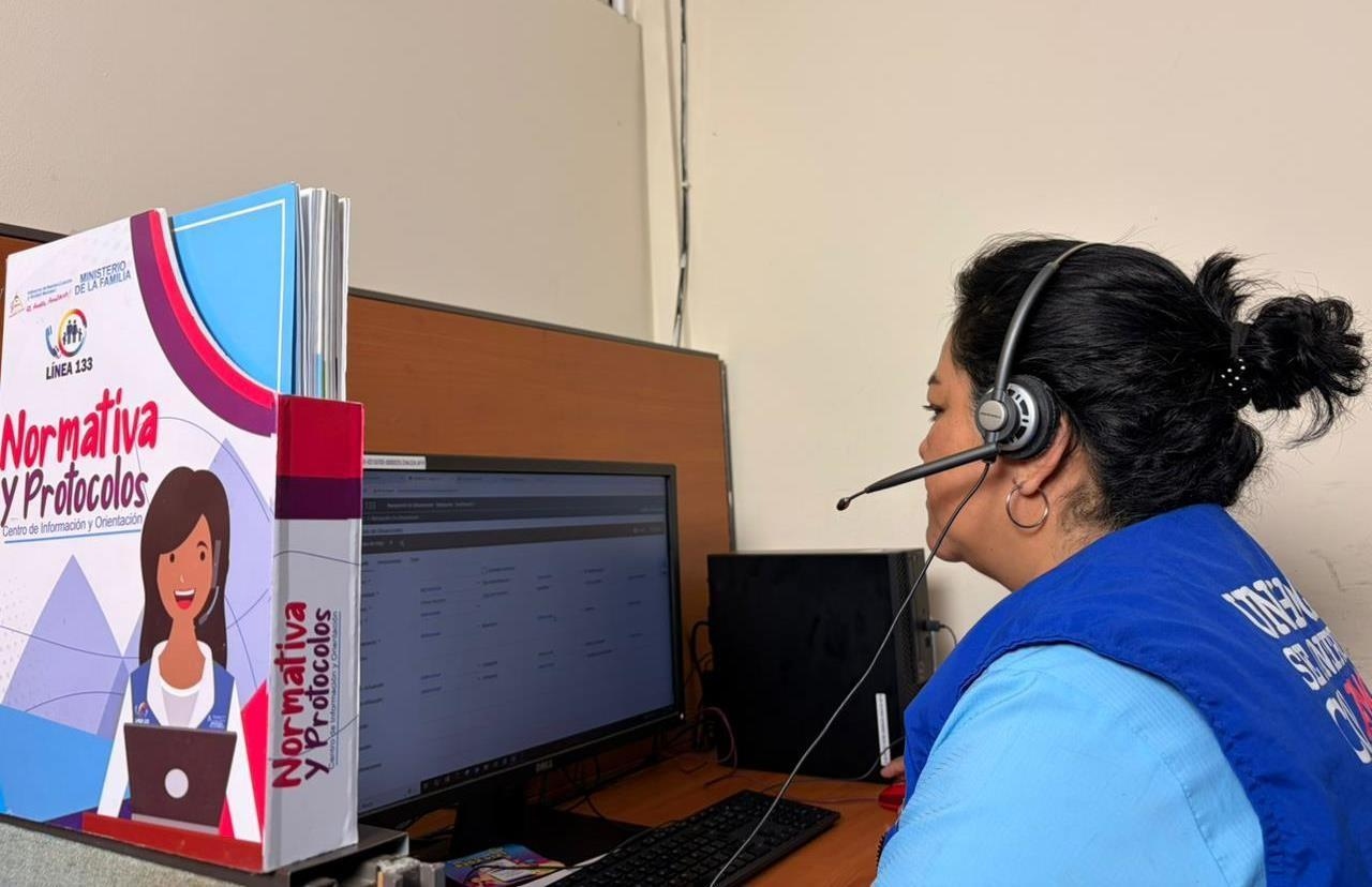 Herramientas digitales refuerzan atención integral de la Línea 133 del Ministerio de la Familia