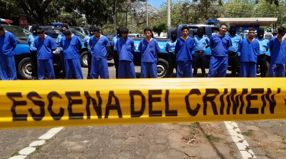 38 detenidos deja plan de seguridad por delitos de peligrosidad en Nicaragua