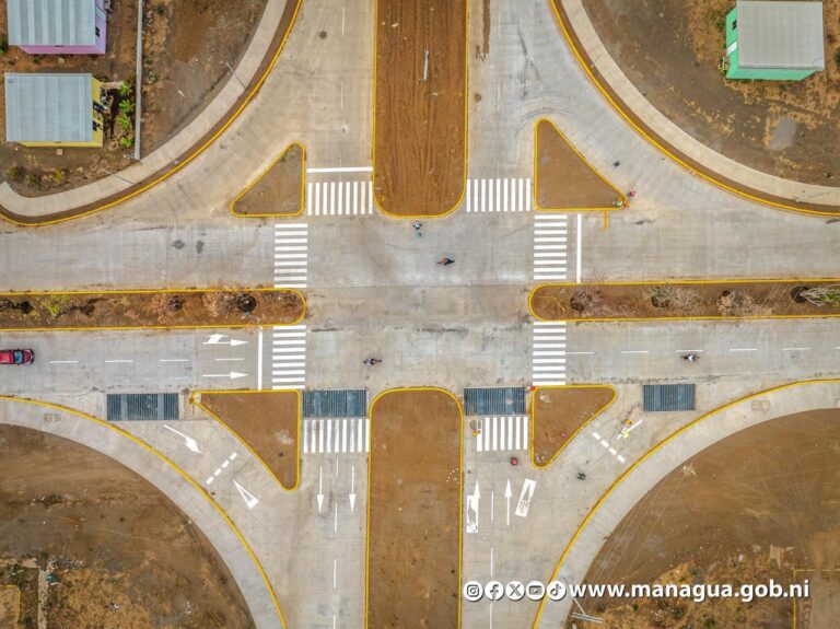 Red vial de Managua continua transformándose al inagurarse Pista Miguel Ángel Ortez y Guillén