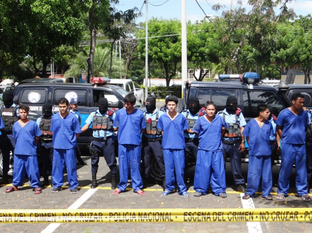 62 detenidos por delitos de peligrosidad durante plan de seguridad en Nicaragua