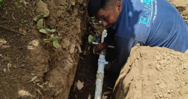Enacal avanza en proyecto de agua potable para beneficiar a 250 familias en Nandasmo