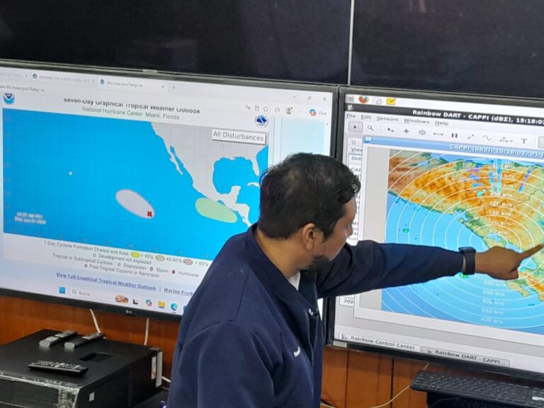 Dos ondas tropicales traerán esta semana lluvias dispersas y ambiente caluroso en Nicaragua