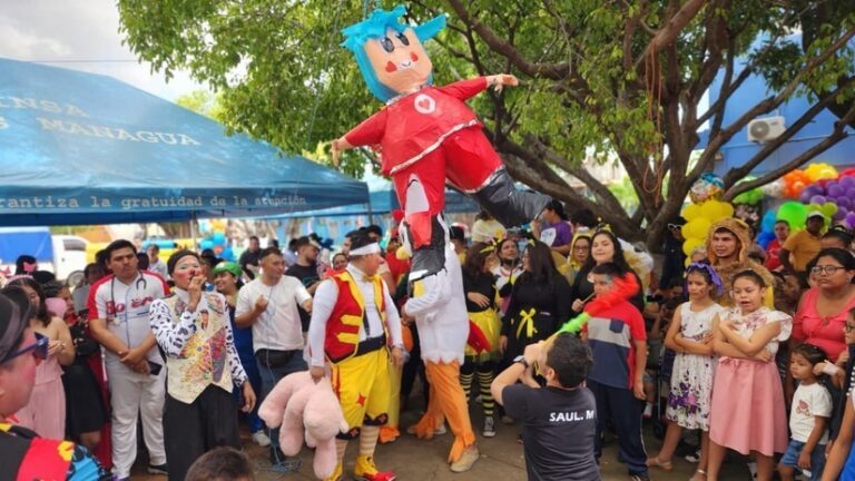Instituciones celebran con la niñez, salud, educación y recreación