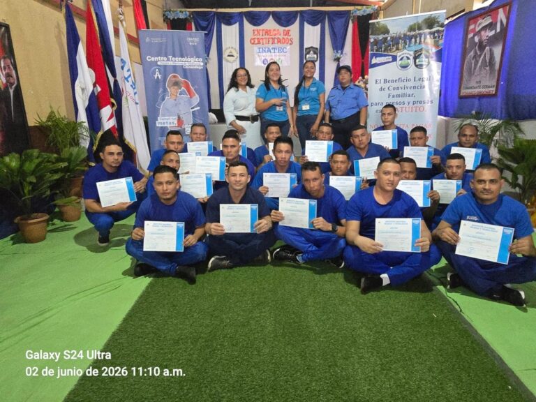 Capacitan a privados de libertad para una mejor vida laboral y reintegración social