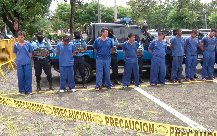 Operativos policiales sacan de circulación a 44 personas por diversos delitos en Nicaragua