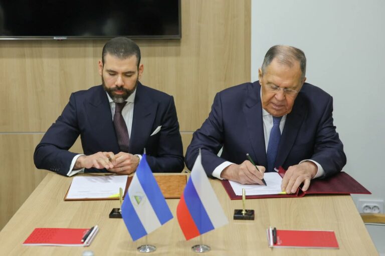 Rusia y Nicaragua ratifican el excelente estado de sus relaciones de hermandad y cooperación bilaterales