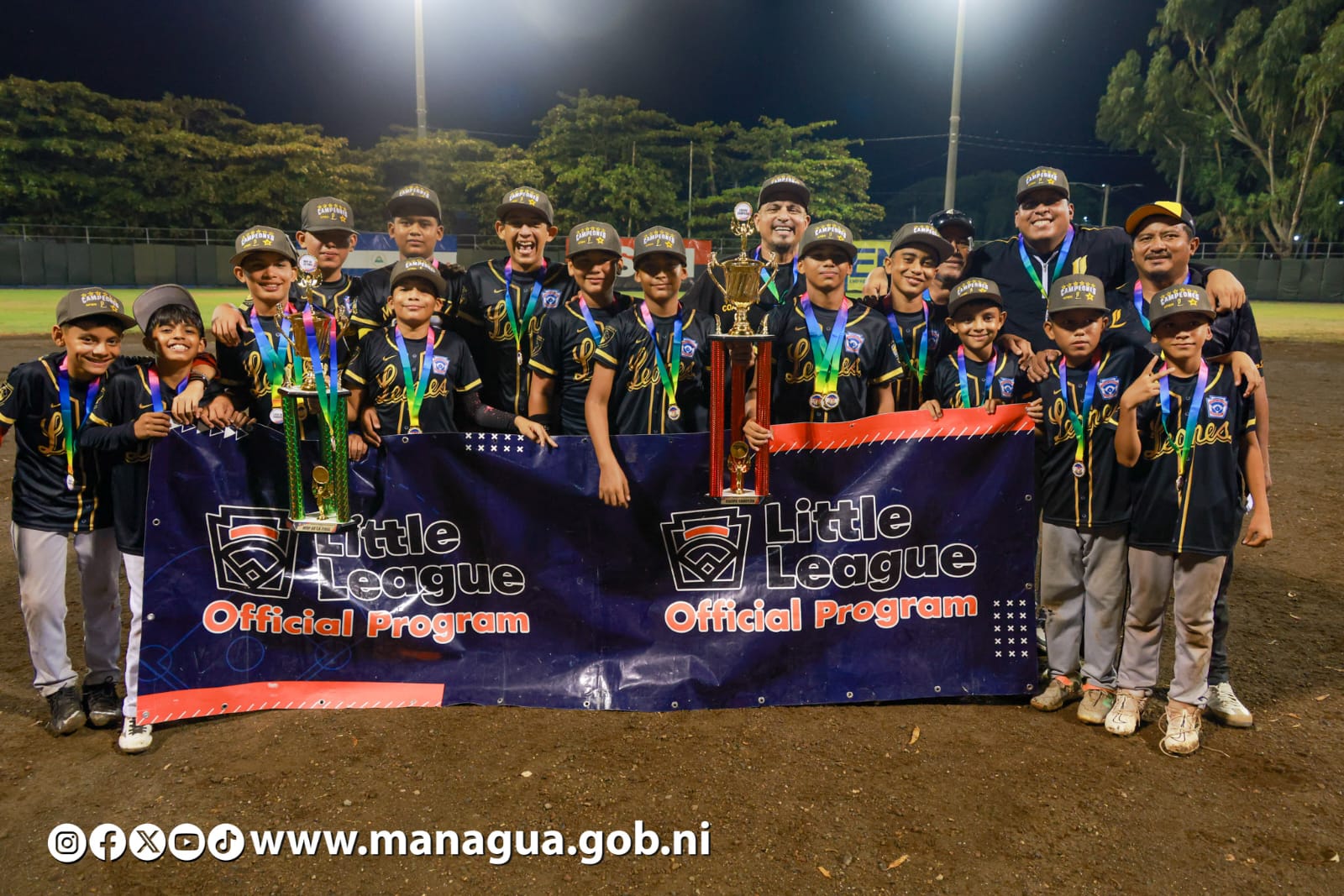 León se proclama campeón en torneo de Williamsport y representará a Nicaragua