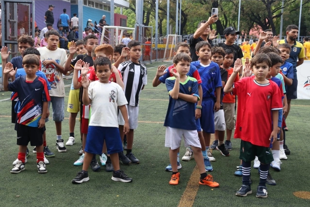 Inicia el Mundialito de Fútbol Infantil en Managua con más de 100 niños en competencia