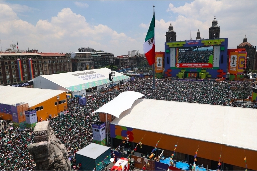 Revelan la masiva cifra de aficionados que colmaron la capital mexicana en la inauguración del Mundial