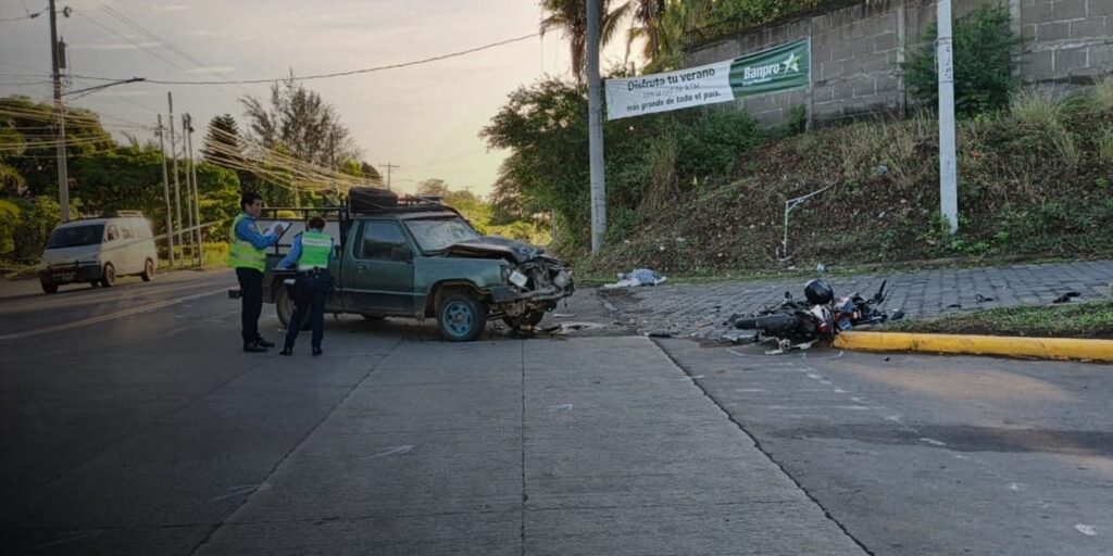 Dos personas fallecen en accidentes de tránsito en Chinandega y Managua