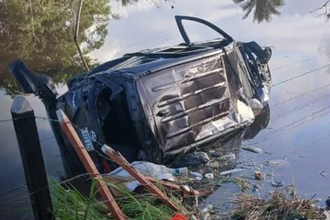 Padre e hija mueren por ahogados tras accidente vial en el Caribe Norte