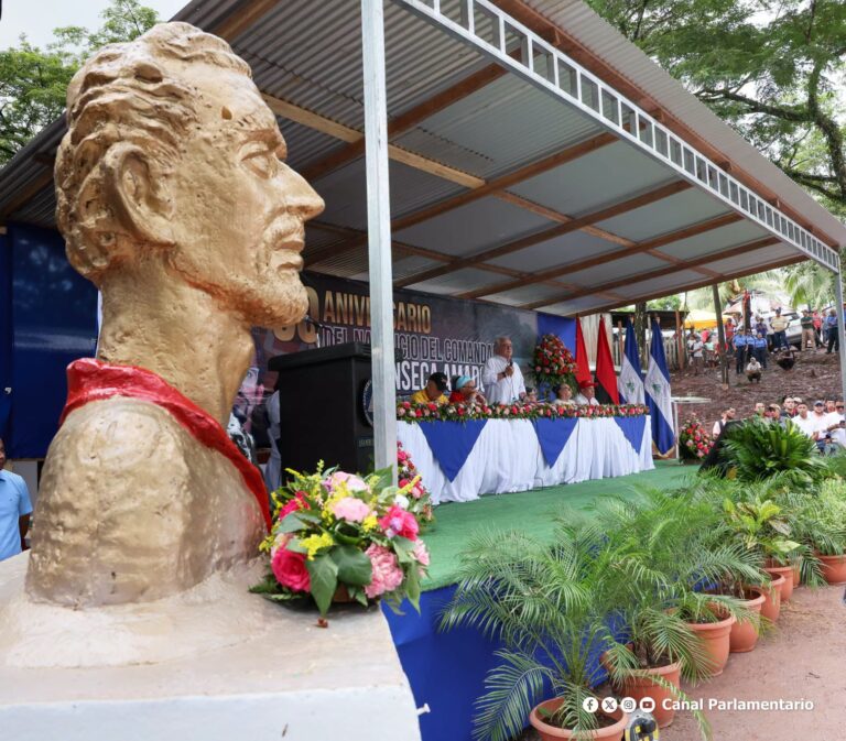 Conmemoran en Boca de Piedra el 90 aniversario del natalicio de Carlos Fonseca Amador