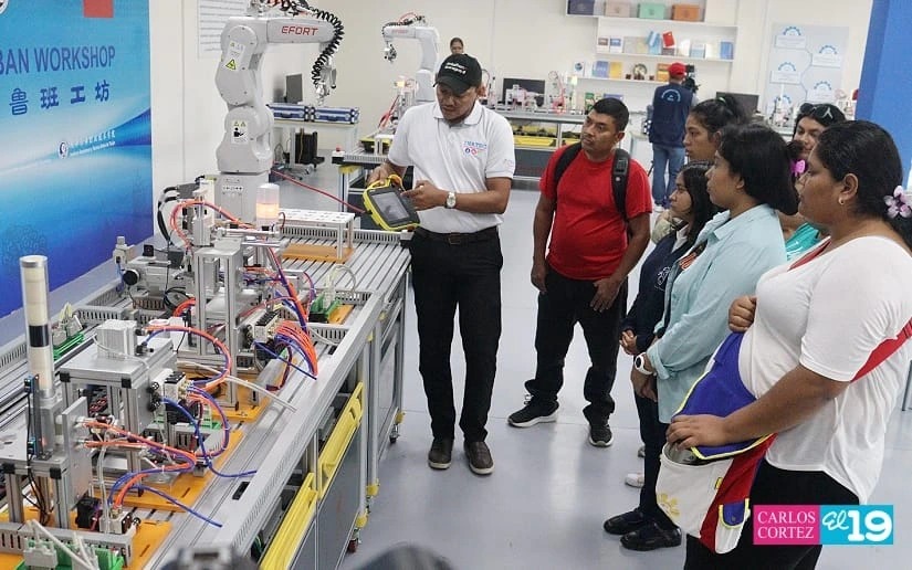 Más de 200 protagonistas fortalecen sus competencias en automatización industrial en Taller Luban Nicaragua