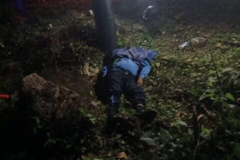 Jefe policial de San Rafael del Sur pierde la vida en accidente vial por esquivar un perro