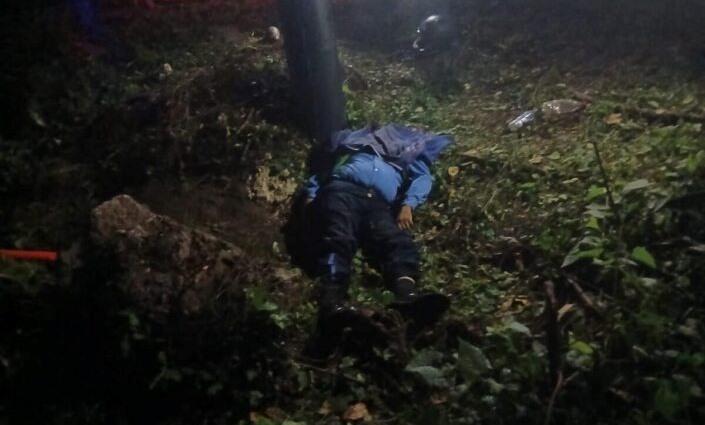 Jefe policial de San Rafael del Sur pierde la vida en accidente vial por esquivar un perro