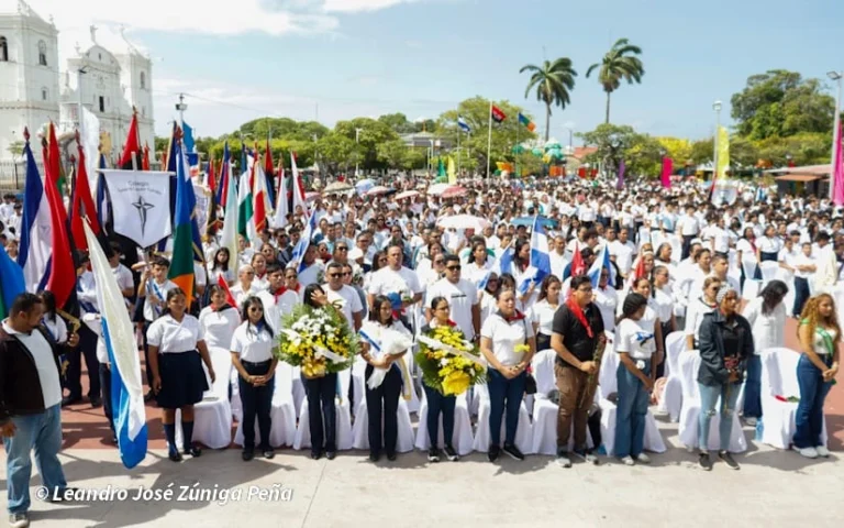 Conmemoran en Rivas el 171 aniversario de la heroica Quema del Mesón