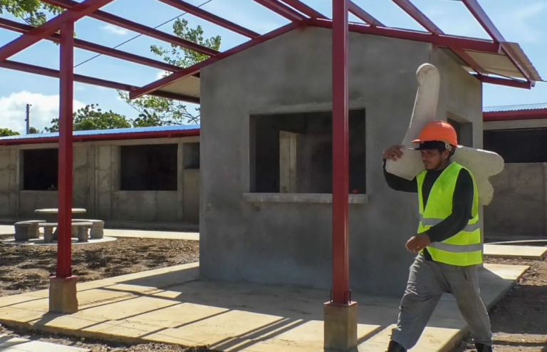 Construcción del Colegio Miguel Larreynaga en Rivas alcanza el 75% de avance