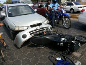Motocicletas y automóviles lideran los vehículos involucrados en accidentes de tránsito en Nicaragua