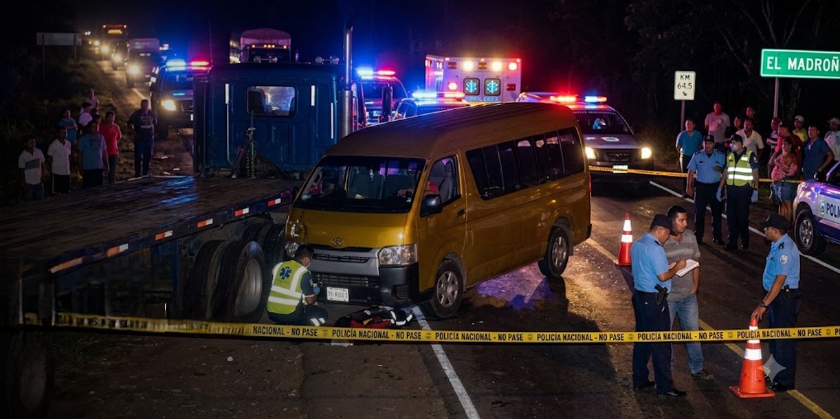 Comerciante pierde la vida y su hijo resulta lesionado tras brutal atropello en la Panamericana Norte