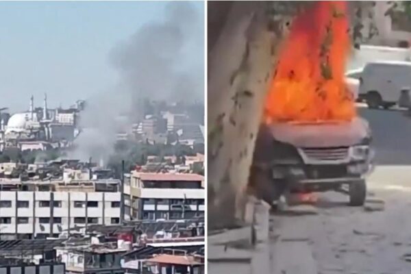 Explosiones en la capital siria, cerca del hotel donde se hospeda Macron