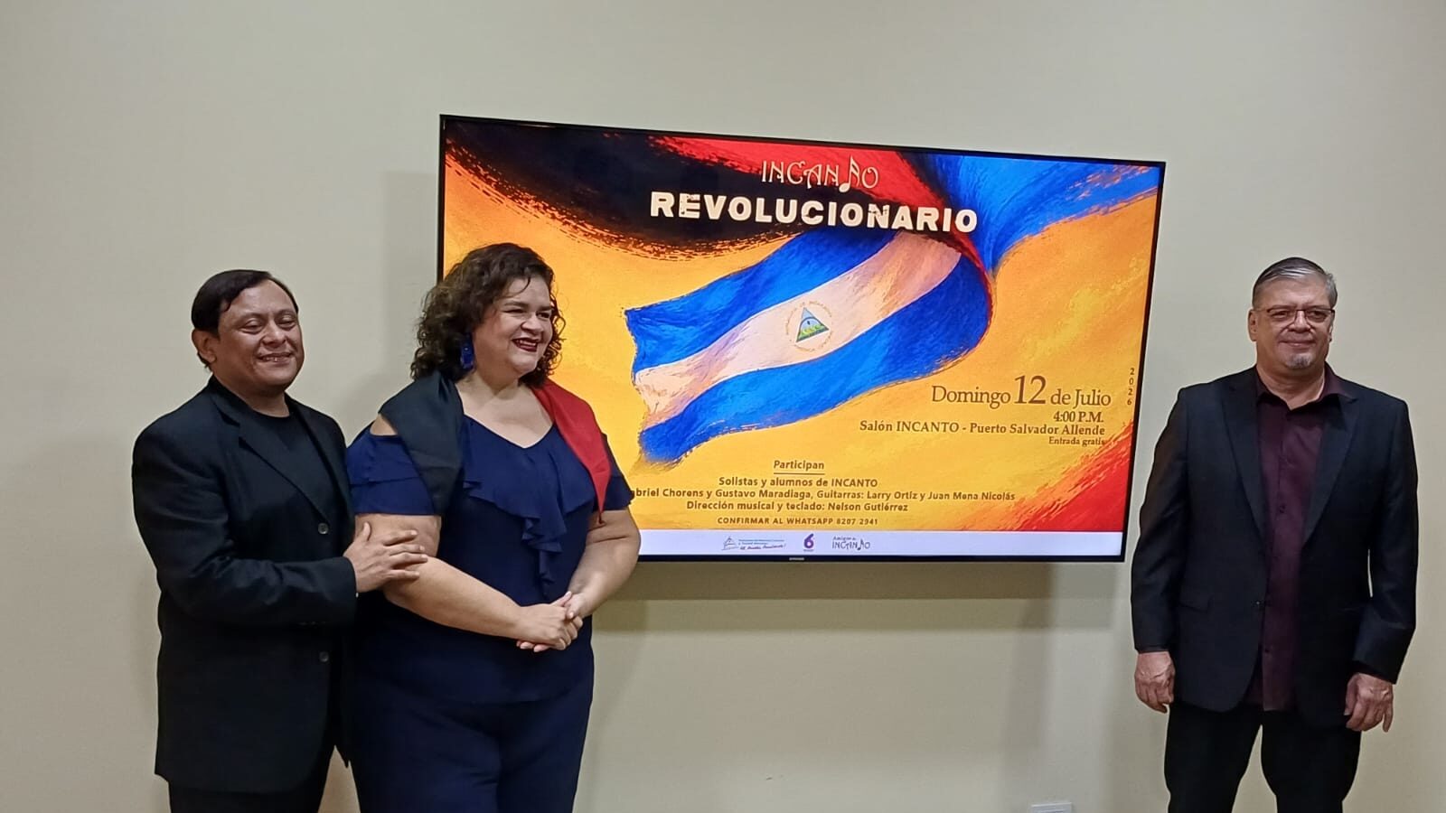 Incanto anuncia concierto lírico gratuito en saludo al 47/19