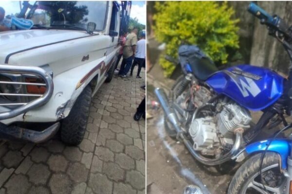 Motociclista muere tras impactar contra una camioneta en La Concepción