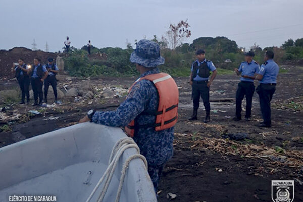 Naval recupera cuerpo sin vida en las aguas del lago Xolotlán