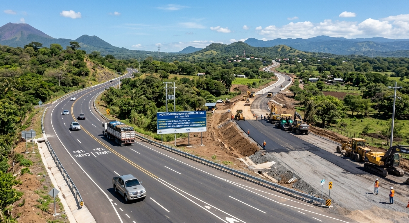 OPEP y Nicaragua financiarán megaproyecto vial de 96 km para beneficiar a más de 119 mil protagonistas