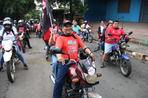 Militancia Sandinista celebra con dianas el 47 aniversario del triunfo de la Revolución