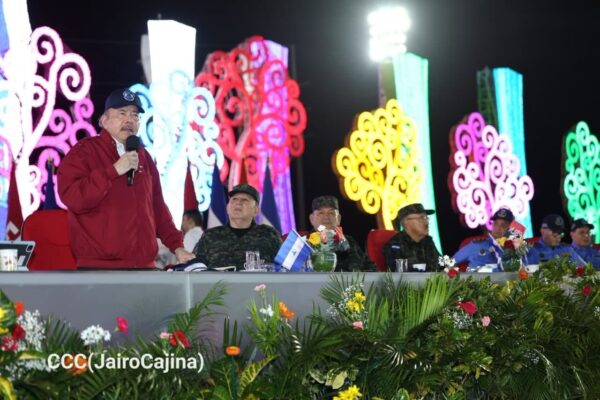 Presidente Daniel llama a blindar la paz de Nicaragua frente a intentos de desestabilización financiados desde el exterior