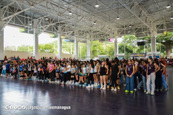 Inicia el voleibol en los Juegos Juveniles Managua con 64 equipos