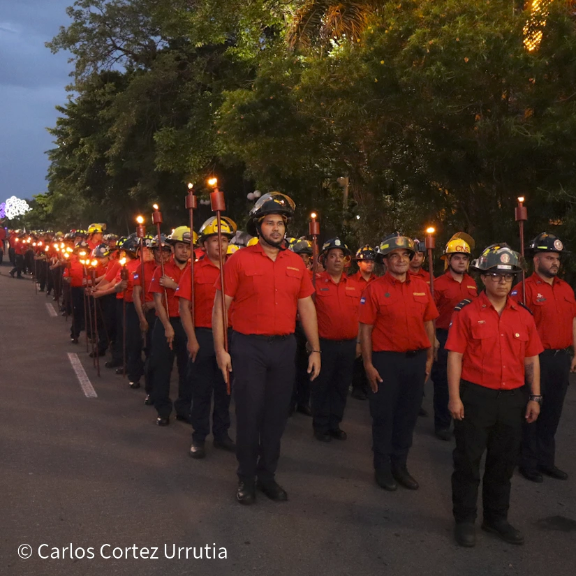 Nicaragua celebra 80 años de bomberos beneméritos de la patria