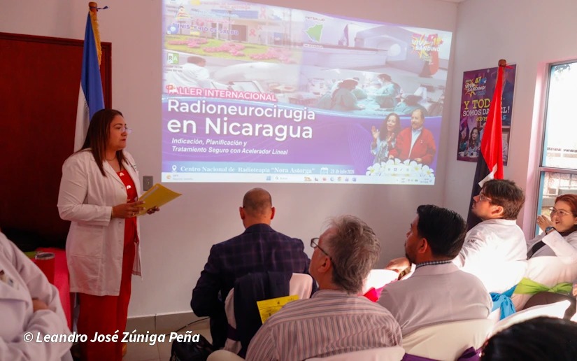 Especialistas de México y Nicaragua intercambian experiencias en taller de radiocirugía