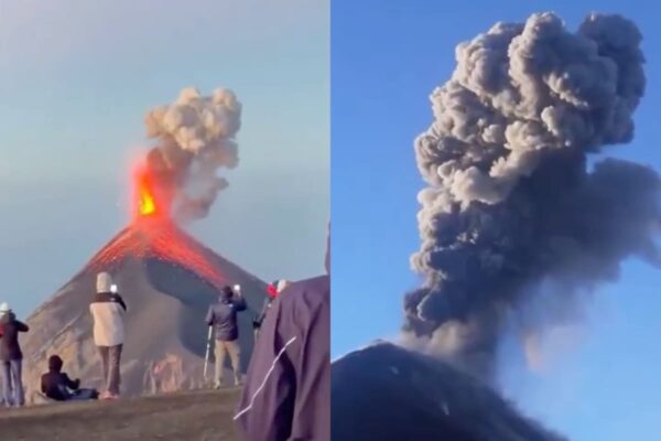 Volcán de Fuego en Guatemala: explosiones, ríos de lava y cenizas a más de 6.000 metros de altura