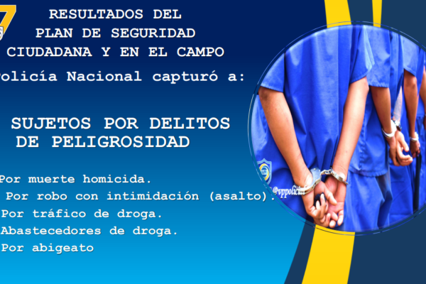 7 detenidos por homicidios y 20 por robos destacan entre los 41 capturados por la Policía Nacional en la última semana
