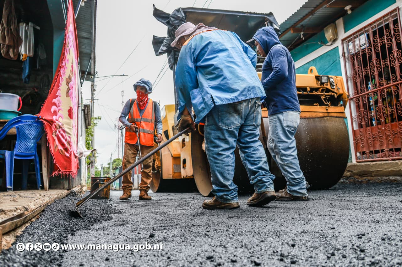 Nuevas Calles en el Barrio 8 de Marzo conectarán a los Distritos V y VII con Mercado Iván Montenegro