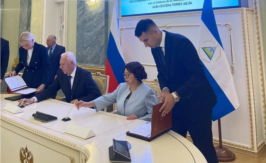Rusia y Nicaragua firman acuerdo para la protección mutua de sus ciudadanos en el ámbito judicial