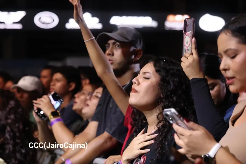 Managua vivió una noche de fe y avivamiento: evangélicos destacan ambiente de paz y unidad